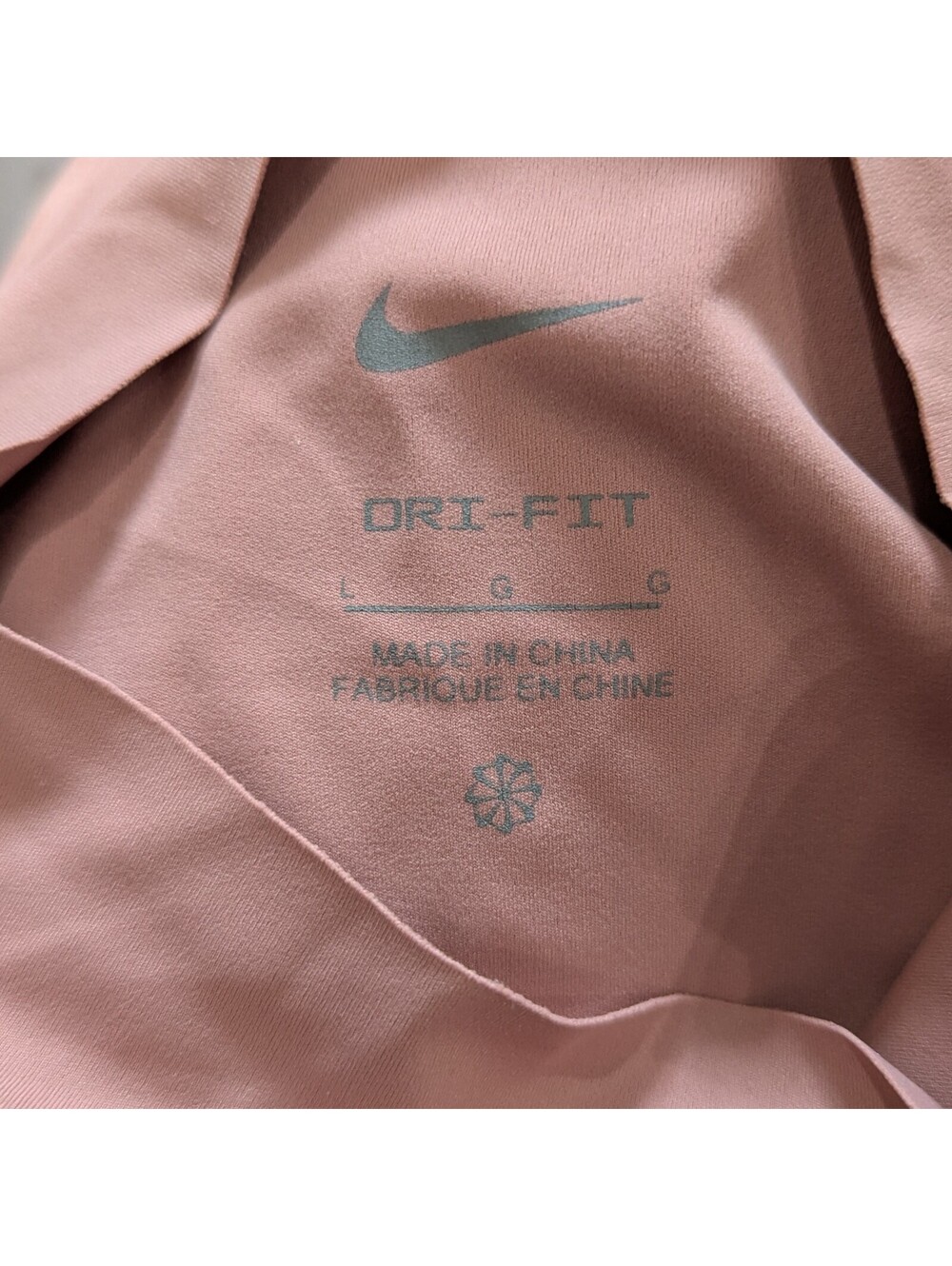 Nike Zenvy Women's Dri-FIT Long Sleeve Top Smokey Mauve M(ASIA L) FN3023-208 - Picture 7 of 9
